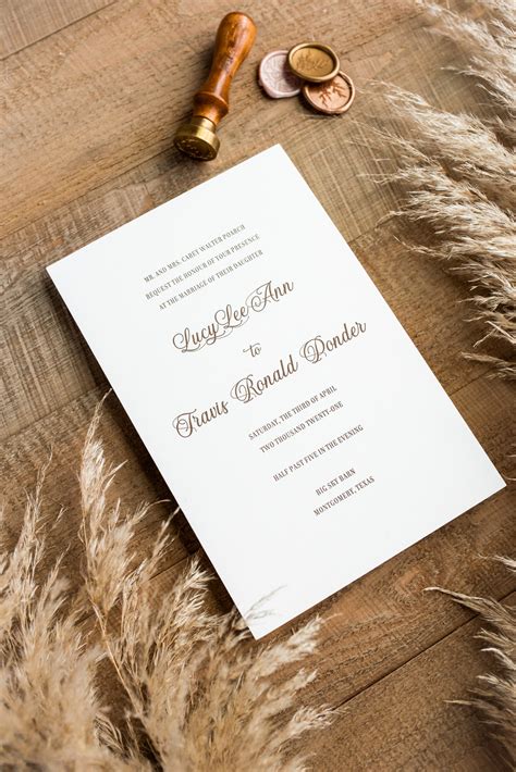 Top 10 Places to get your Wedding Invitations in the .